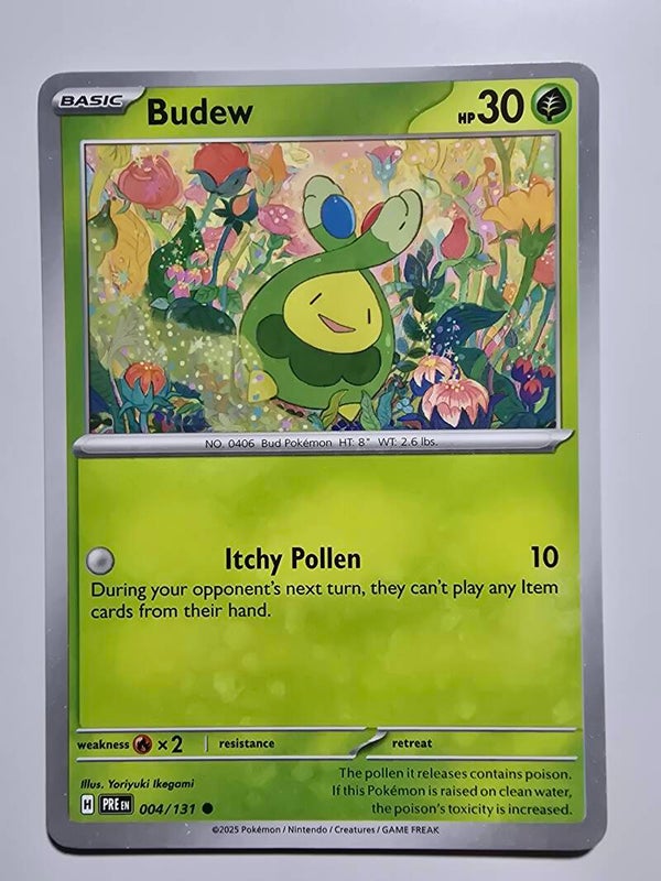BUDEW (PRISMATIC EVOLUTIONS 004/131) (POKÉMON) (TRADING CARD)