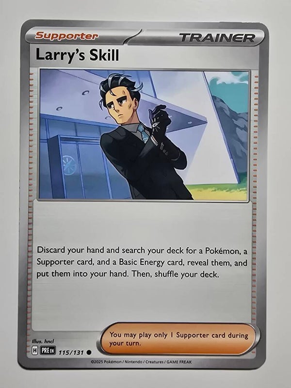 LARRY'S SKILL (PRISMATIC EVOLUTIONS 115/131) (POKÉMON) (TRADING CARD)