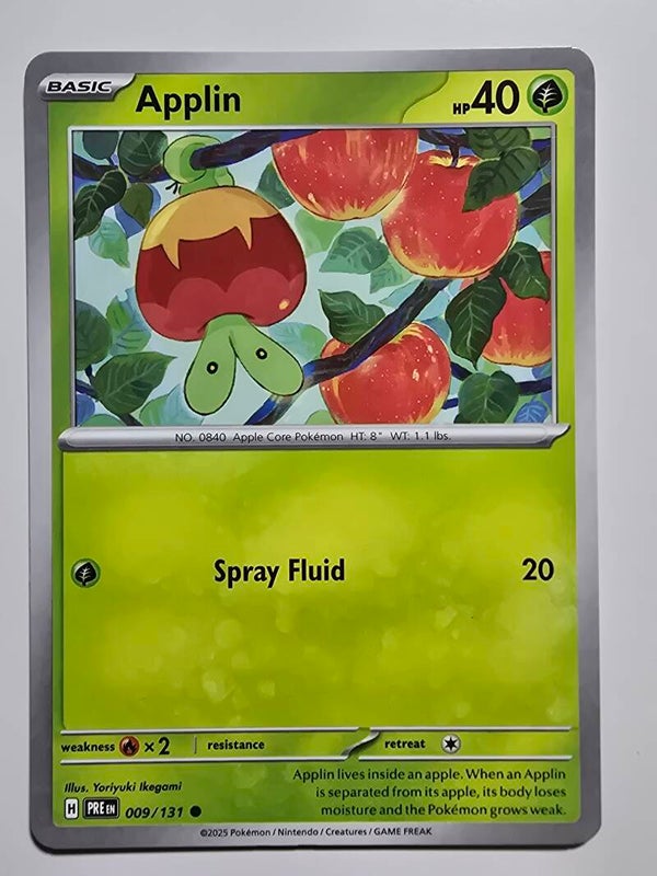 APPLIN (PRISMATIC EVOLUTIONS 009/131) (POKÉMON) (TRADING CARD)