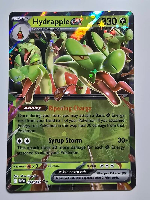 HYDRAPPLE EX (PRISMATIC EVOLUTIONS 011/131) (POKÉMON) (TRADING CARD)