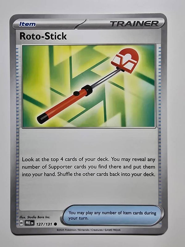 ROTO-STICK (PRISMATIC EVOLUTIONS 127/131) (POKÉMON) (TRADING CARD)