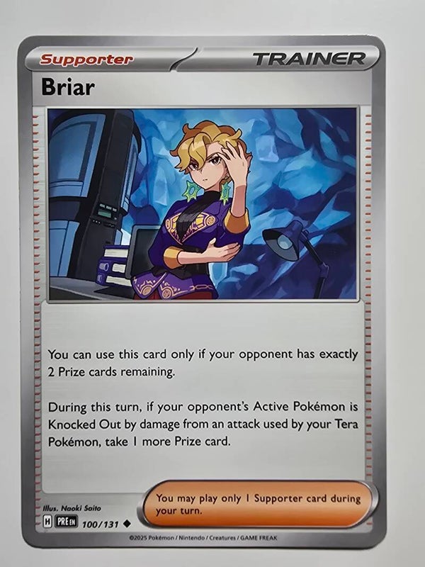 BRIAR (PRISMATIC EVOLUTIONS 100/131) (POKÉMON) (TRADING CARD)