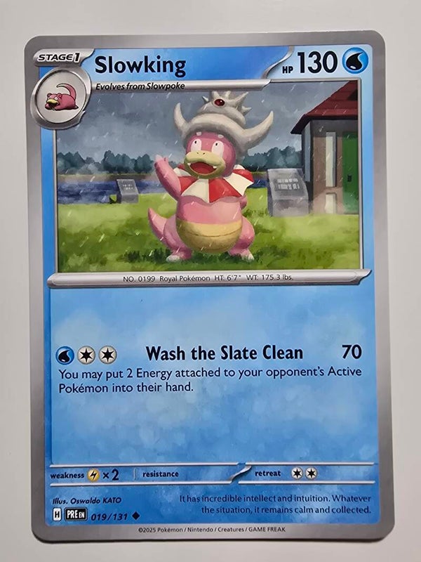 SLOWKING (PRISMATIC EVOLUTIONS 019/131) (POKÉMON) (TRADING CARD)