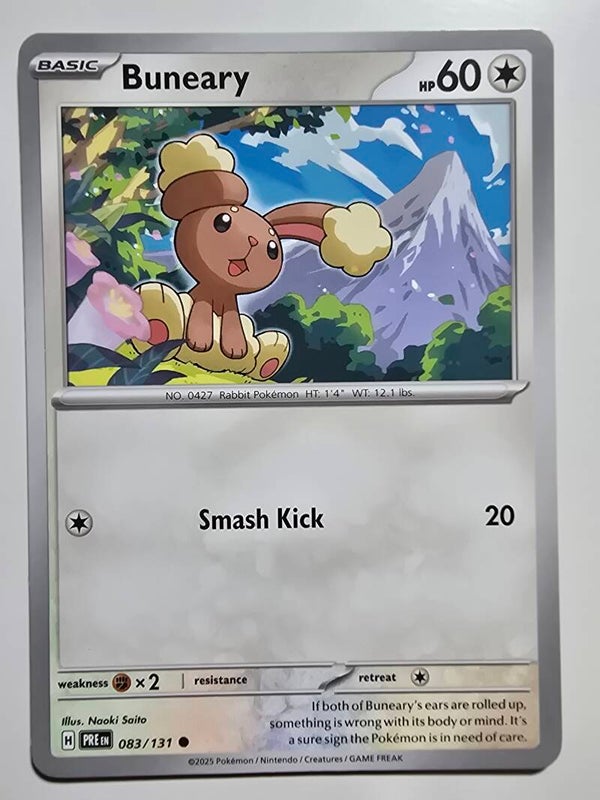 BUNEARY (PRISMATIC EVOLUTIONS 083/131) (POKÉMON) (TRADING CARD)
