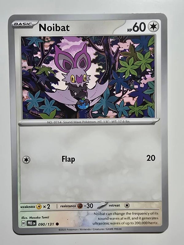 NOIBAT (PRISMATIC EVOLUTIONS 090/131) (POKÉMON) (TRADING CARD)