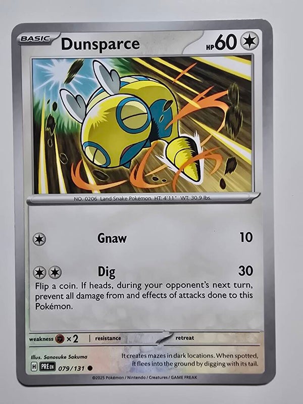 DUNSPARCE (PRISMATIC EVOLUTIONS 079/131) (POKÉMON) (TRADING CARD)