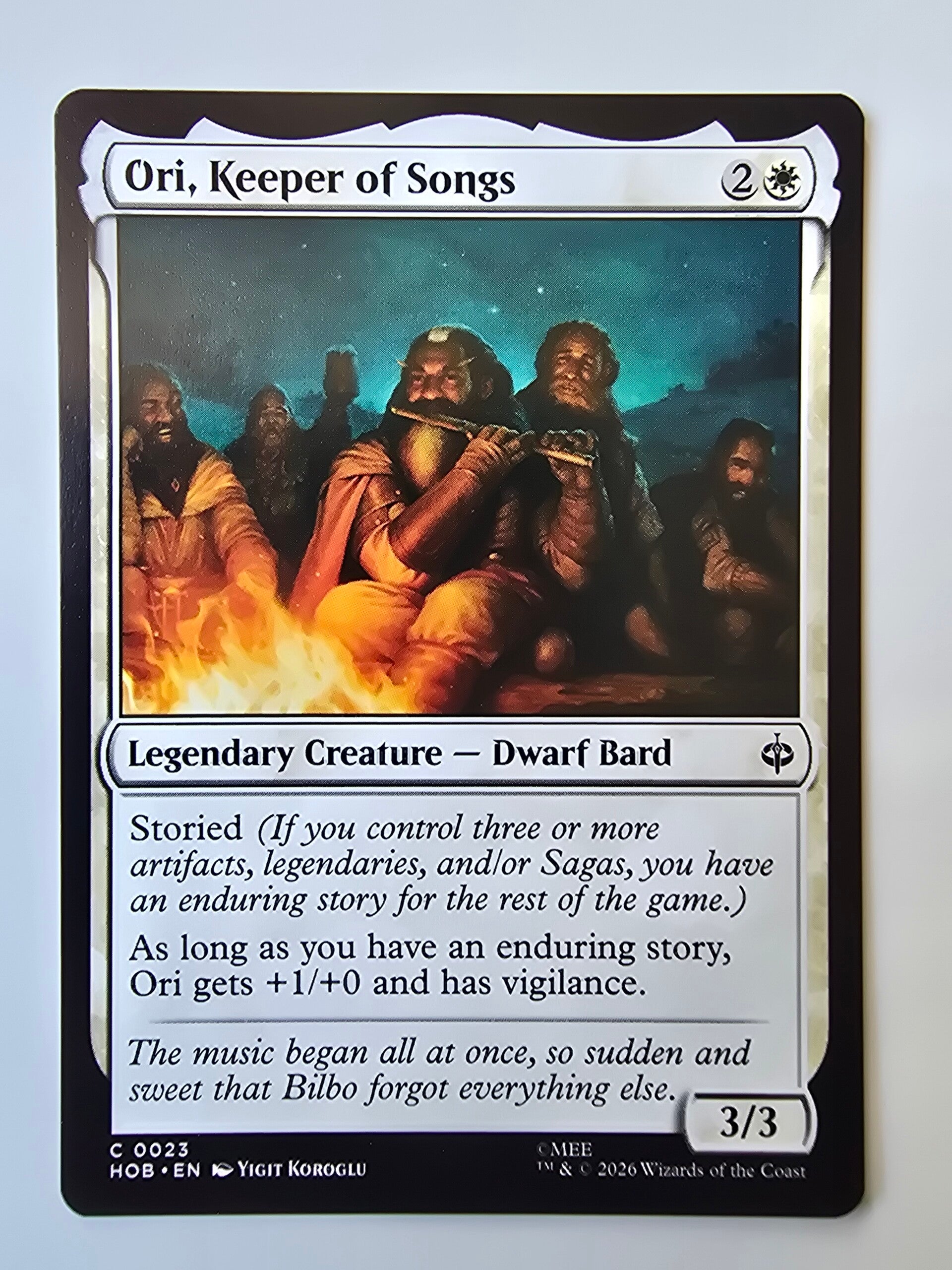 ORI, KEEPER OF SONGS (HOB) (C 0023) (MTG) (TRADING CARD)