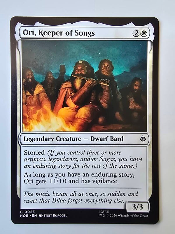 ORI, KEEPER OF SONGS (HOB) (C 0023) (MTG) (TRADING CARD)