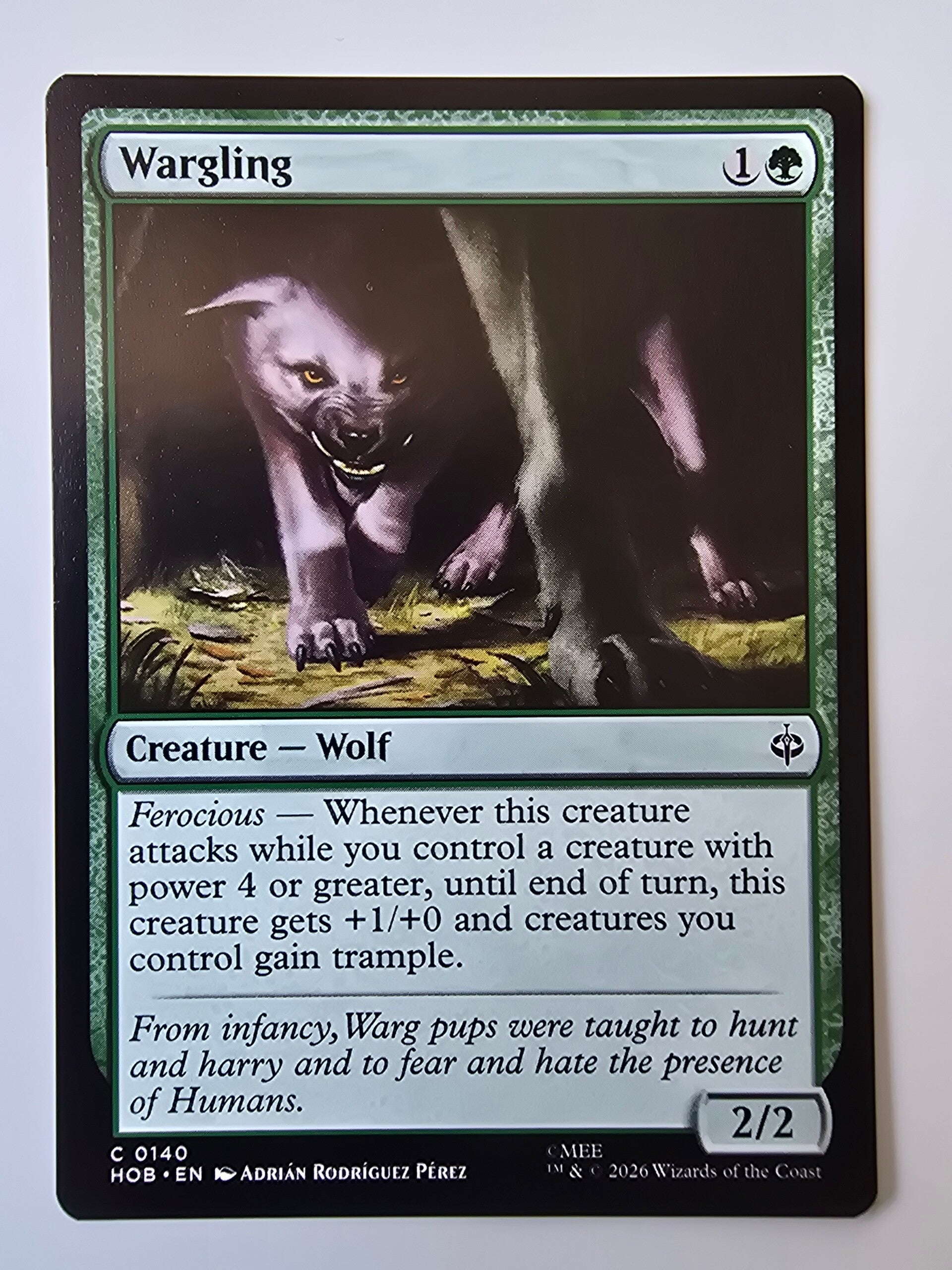 WARGLING (HOB) (C 0140) (MTG) (TRADING CARD)