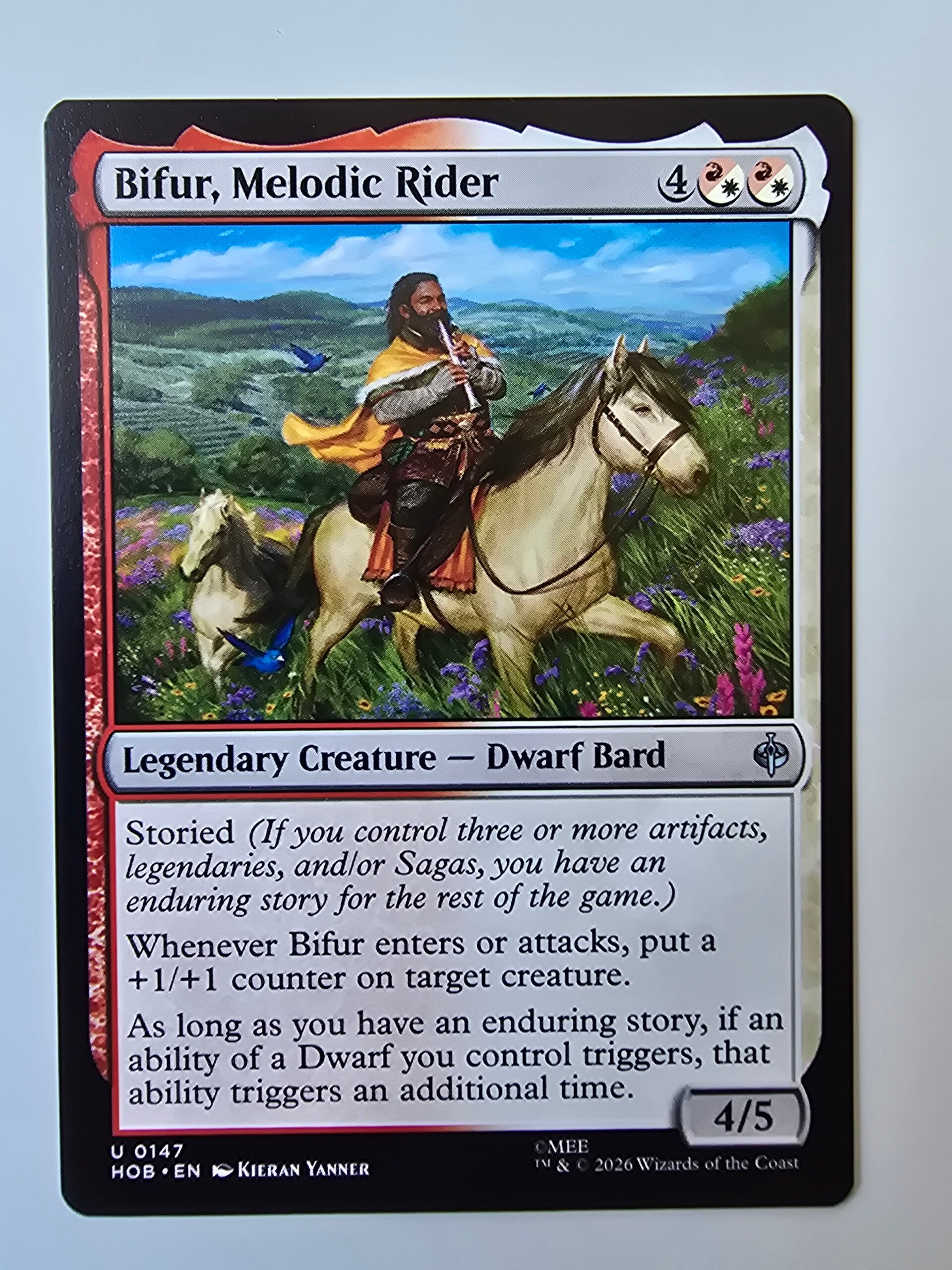 BIFUR, MELODIC RIDER (HOB) (U 0147) (MTG) (TRADING CARD)