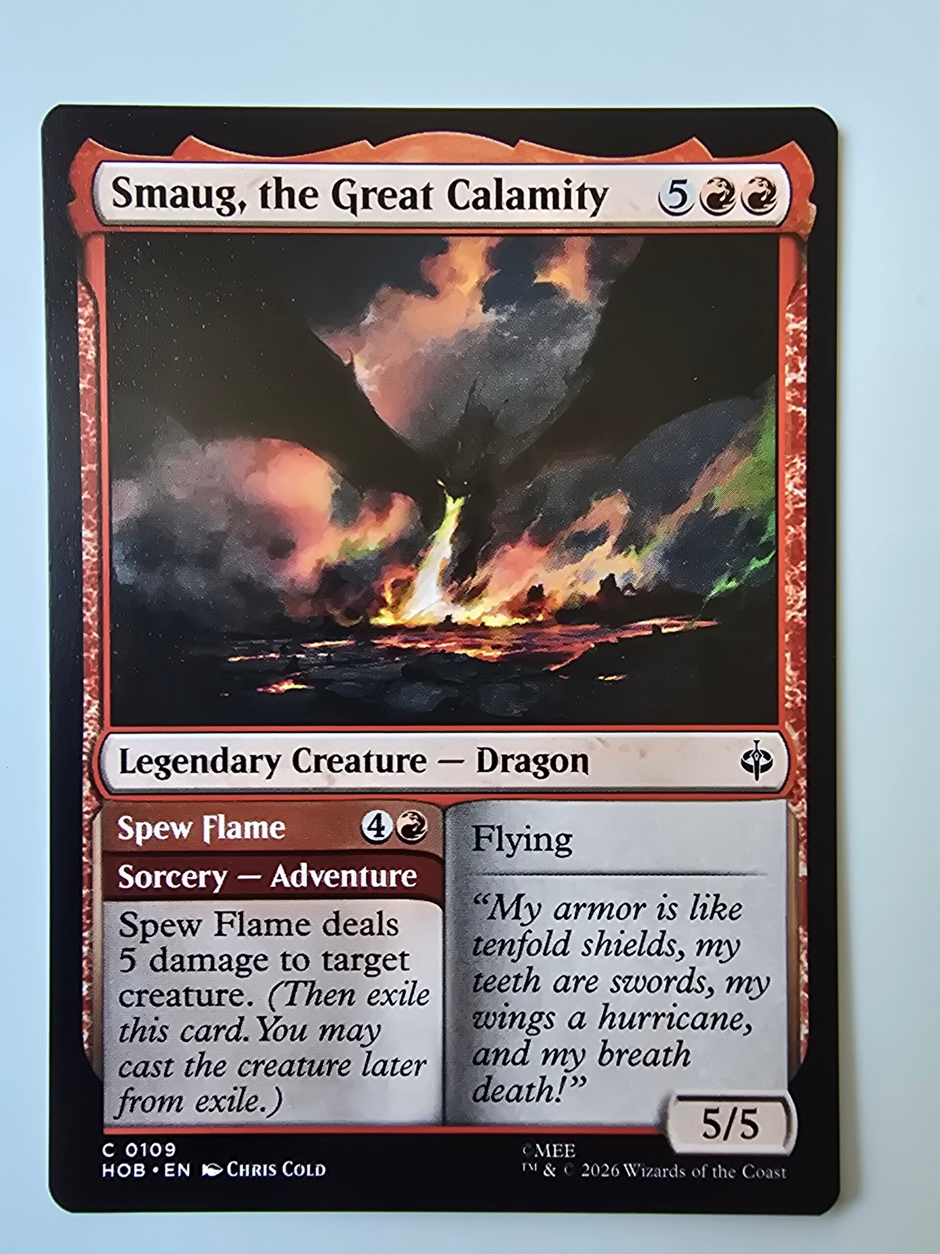SMAUG, THE GREAT CALAMITY (HOB) (C 0109) (MTG) (TRADING CARD)