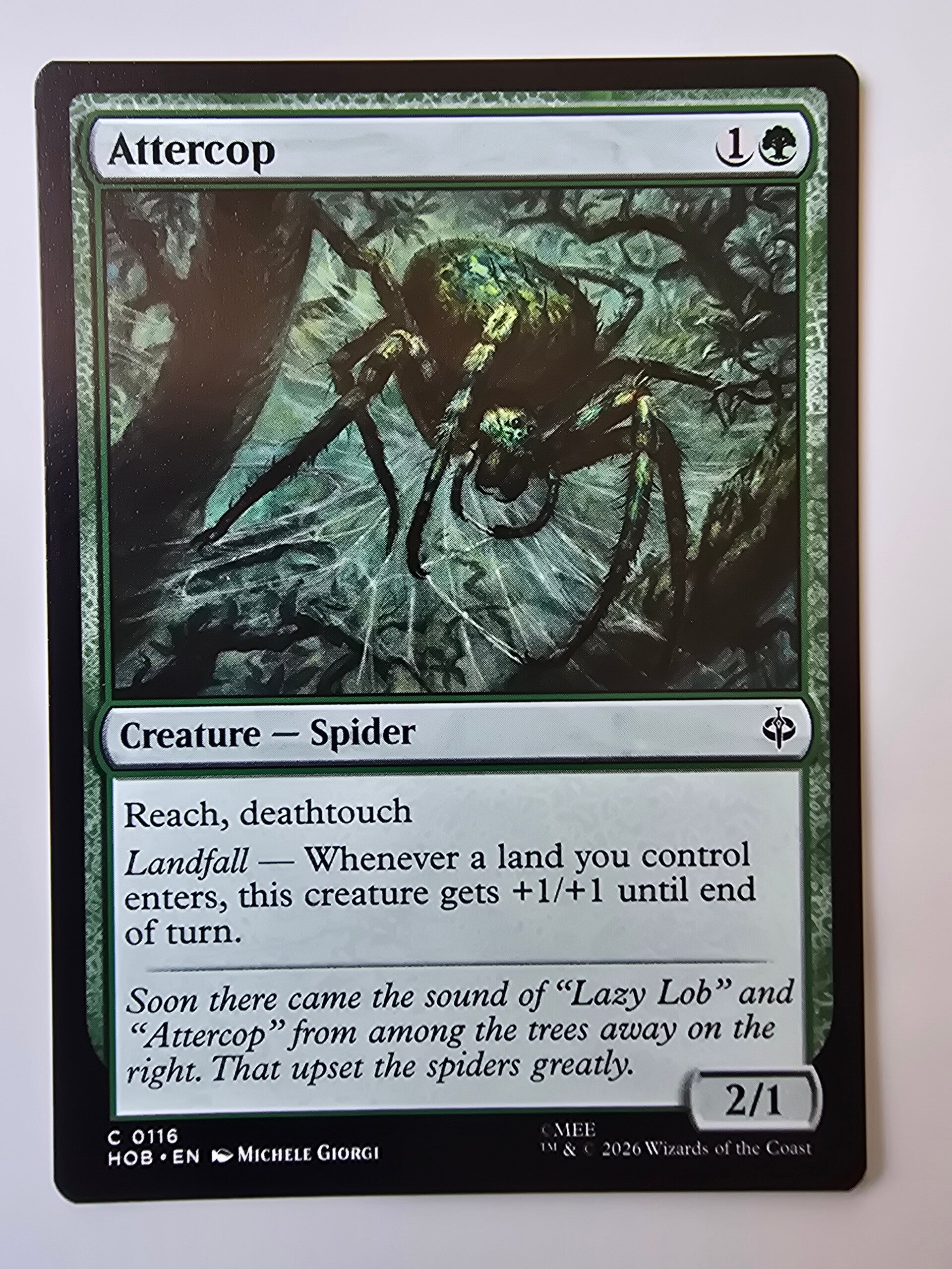 ATTERCOP (HOB) (C 0116) (MTG) (TRADING CARD)
