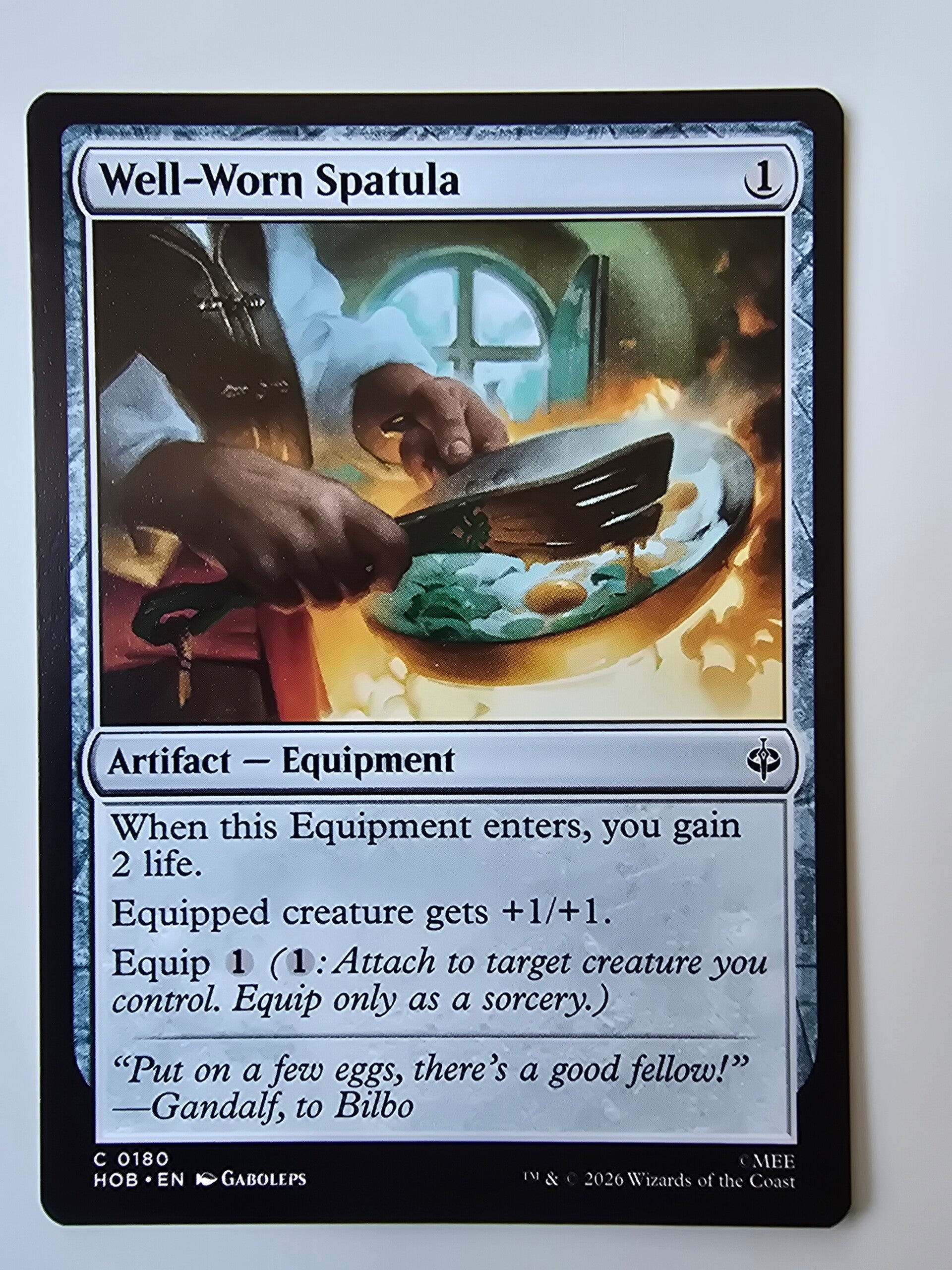 WELL-WORN SPATULA (HOB) (C 0180) (MTG) (TRADING CARD)