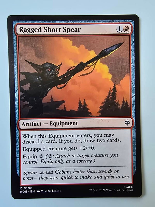RAGGED SHORT SPEAR (HOB) (C 0108) (MTG) (TRADING CARD)
