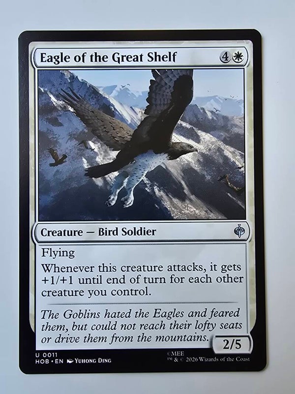 EAGLE OF THE GREAT SHELF (HOB) (U 0011) (MTG) (TRADING CARD)