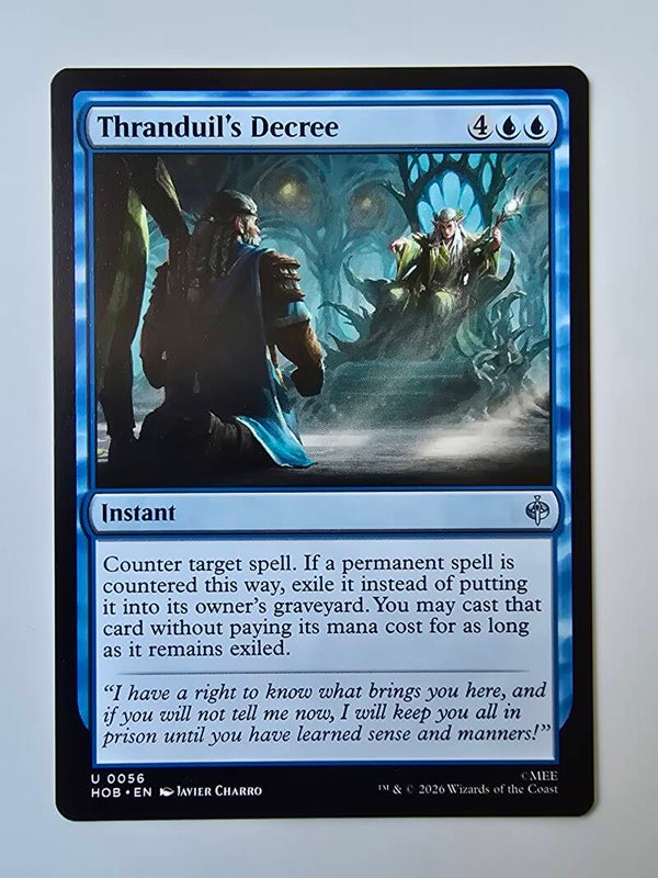 THRANDUIL'S DECREE (HOB) (U 0056) (MTG) (TRADING CARD)