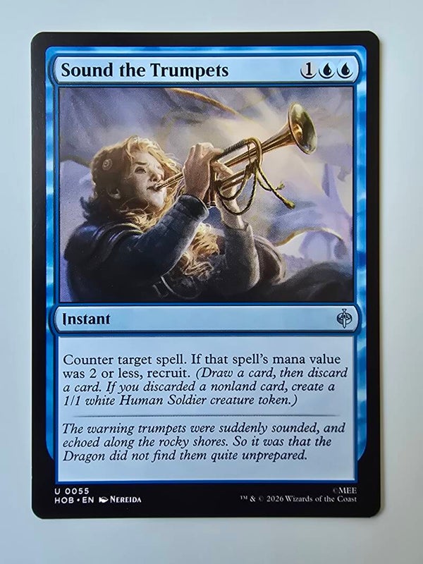 SOUND THE TRUMPETS (HOB) (U 0055) (MTG) (TRADING CARD)