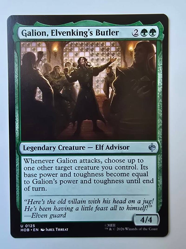 GALION, ELVENKING'S BUTLER (HOB) (U 0125) (MTG) (TRADING CARD)