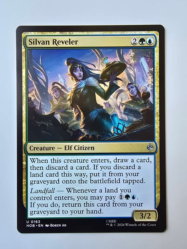 SILVAN REVELER (HOB) (U 0163) (MTG) (TRADING CARD)