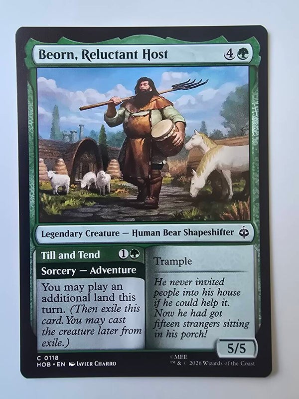 BEORN, RELUCTANT HOST (HOB) (C 0118) (MTG) (TRADING CARD)