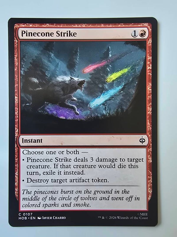 PINECONE STRIKE (HOB) (C 0107) (MTG) (TRADING CARD)