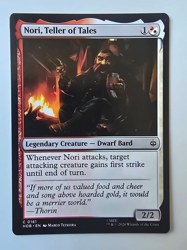 NORI, TELLER OF TALES (HOB) (C 0161) (MTG) (TRADING CARD)