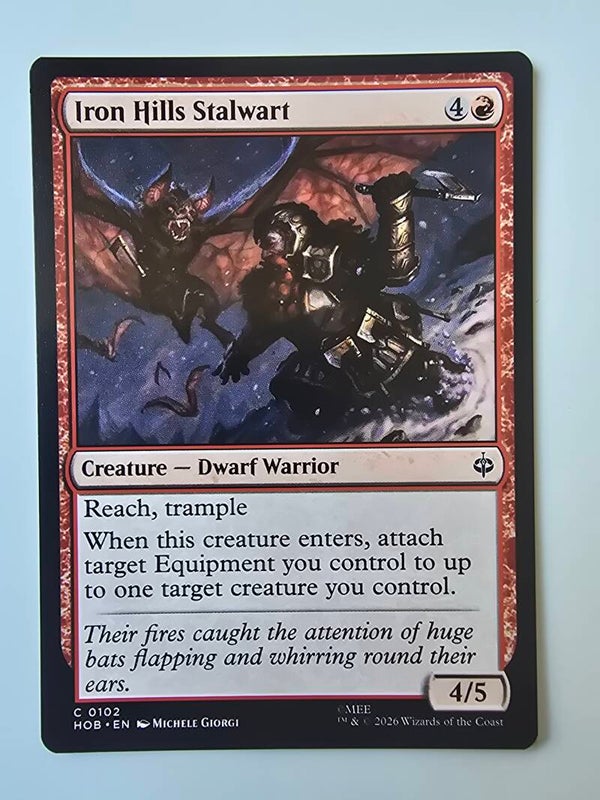 IRON HILLS STALWART (HOB) (C 0102) (MTG) (TRADING CARD)