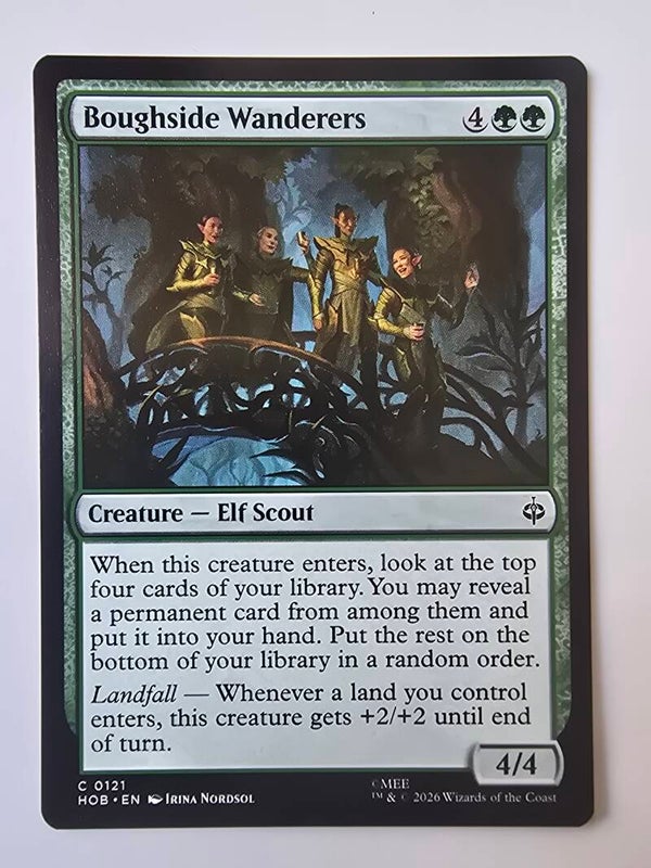BOUGHSIDE WANDERERS (HOB) (C 0121) (MTG) (TRADING CARD)