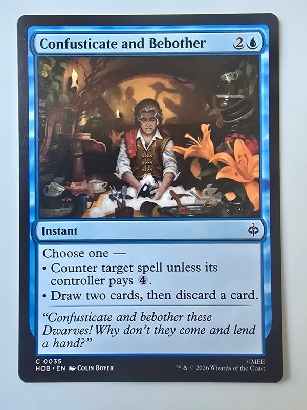 CONFUSTICATE AND BEBOTHER (HOB) (C 0035) (MTG) (TRADING CARD)