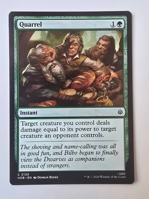 QUARREL (HOB) (C 0135) (MTG) (TRADING CARD)