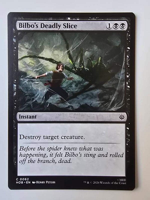 BILBO'S DEADLY SLICE (HOB) (C 0062) (MTG) (TRADING CARD)