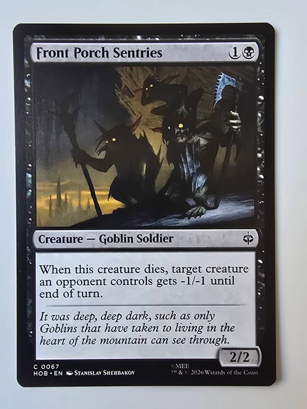 FRONT PORCH SENTRIES (HOB) (C 0067) (MTG) (TRADING CARD)