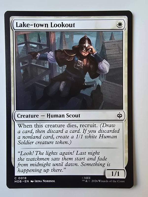 LAKE-TOWN LOOKOUT (HOB) (C 0018) (MTG) (TRADING CARD)