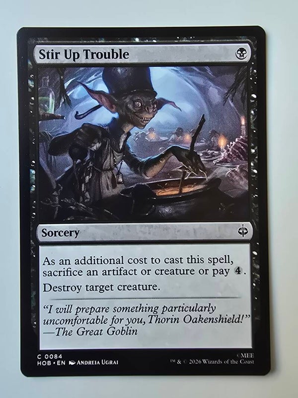 STIR UP TROUBLE (HOB) (C 0084) (MTG) (TRADING CARD)