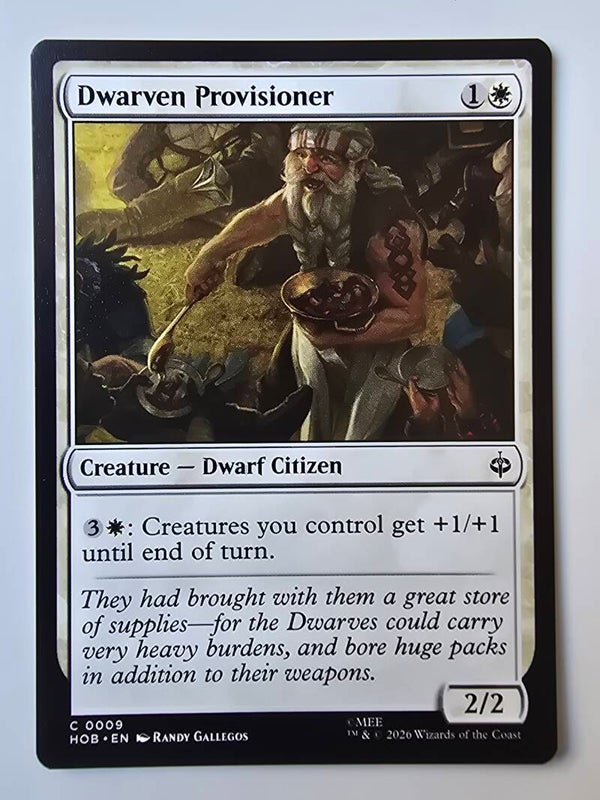 DWARVEN PROVISIONER (HOB) (C 0009) (MTG) (TRADING CARD)