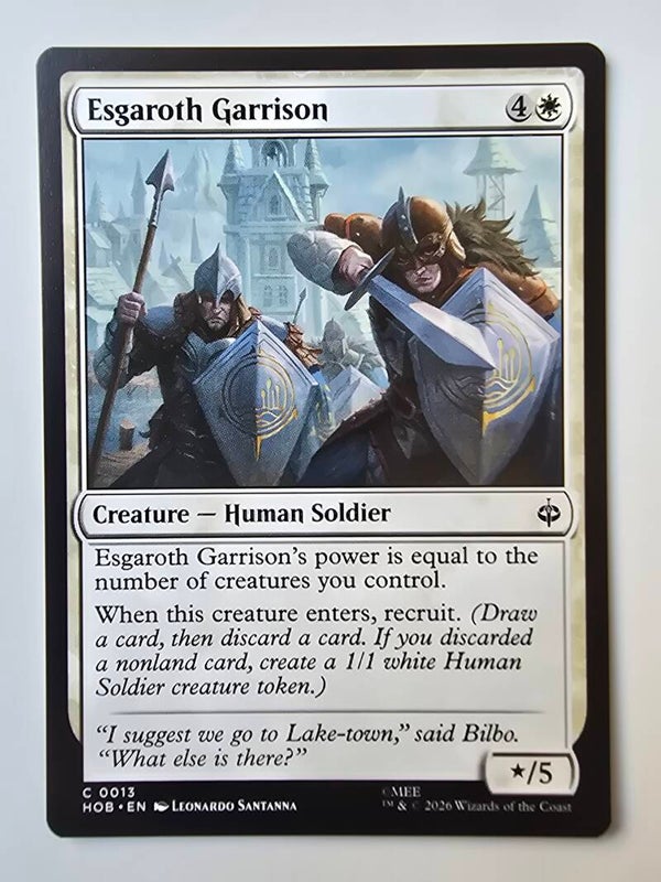 ESGAROTH GARRISON (HOB) (C 0013) (MTG) (TRADING CARD)