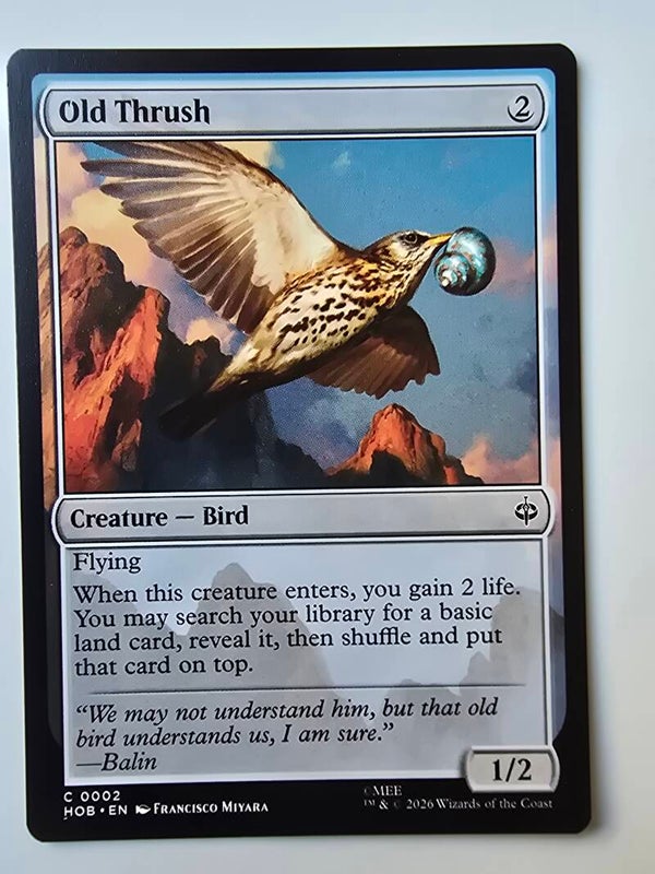 OLD THRUSH (HOB) (C 0002) (MTG) (TRADING CARD)