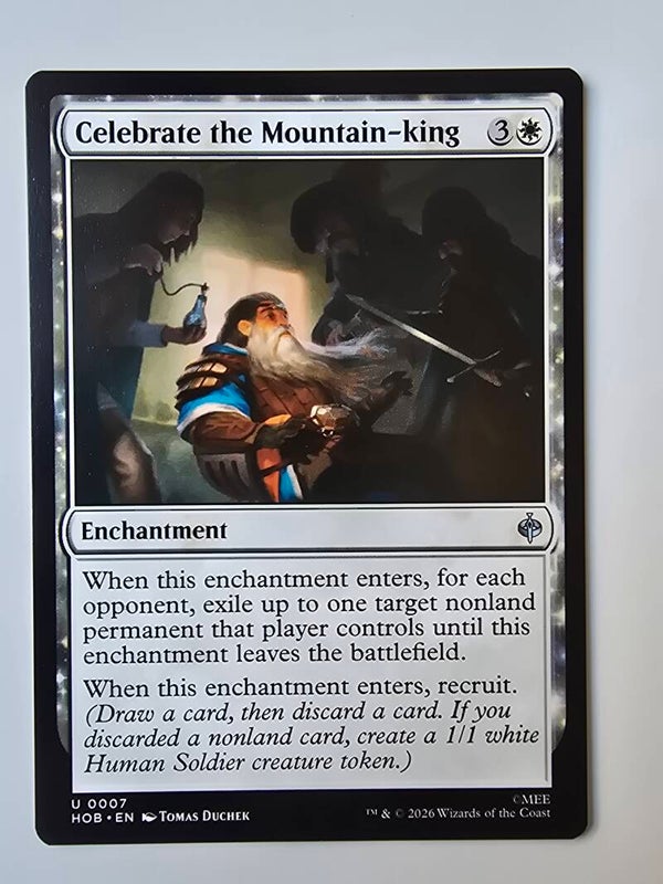 CELEBRATE THE MOUNTAIN-KING (HOB) (U 0007) (MTG) (TRADING CARD)