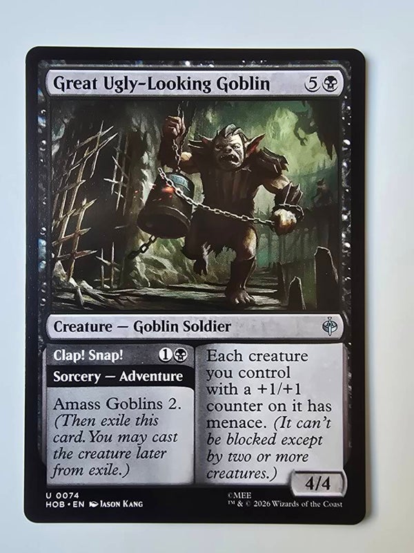 GREAT UGLY-LOOKING GOBLIN (HOB) (U 0074) (MTG) (TRADING CARD)