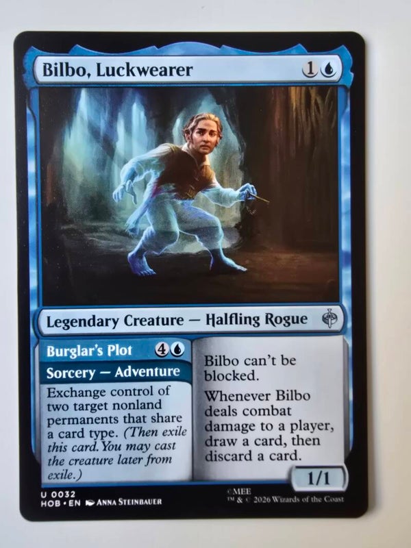 BILBO, LUCKWEARER (HOB) (U 0032) (MTG) (TRADING CARD)