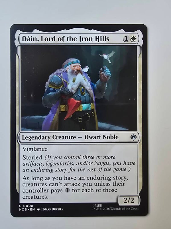 DÁIN, LORD OF THE IRON HILLS (HOB) (U 0008) (MTG) (TRADING CARD)