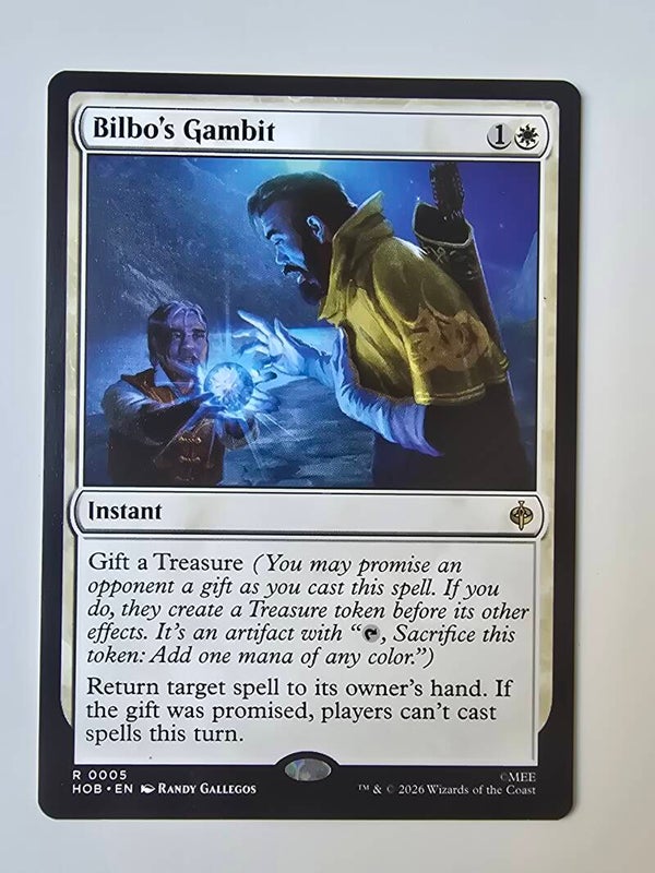 BILBO'S GAMBIT (HOB) (R 0005) (MTG) (TRADING CARD)
