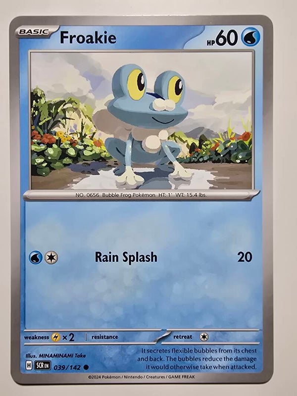 FROAKIE (STELLAR CROWN 039/142) (POKÉMON) (TRADING CARD)