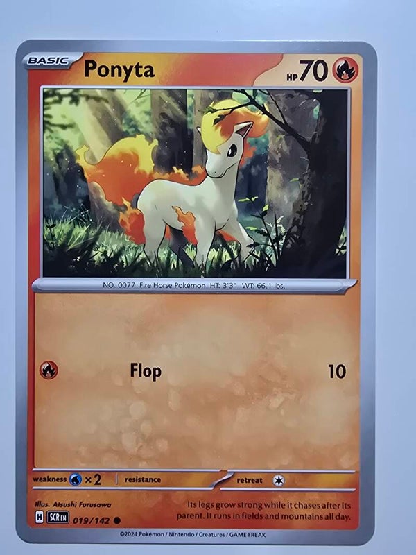 PONYTA (STELLAR CROWN 019/142) (POKÉMON) (TRADING CARD)