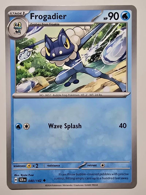 FROGADIER (STELLAR CROWN 040/142) (POKÉMON) (TRADING CARD)