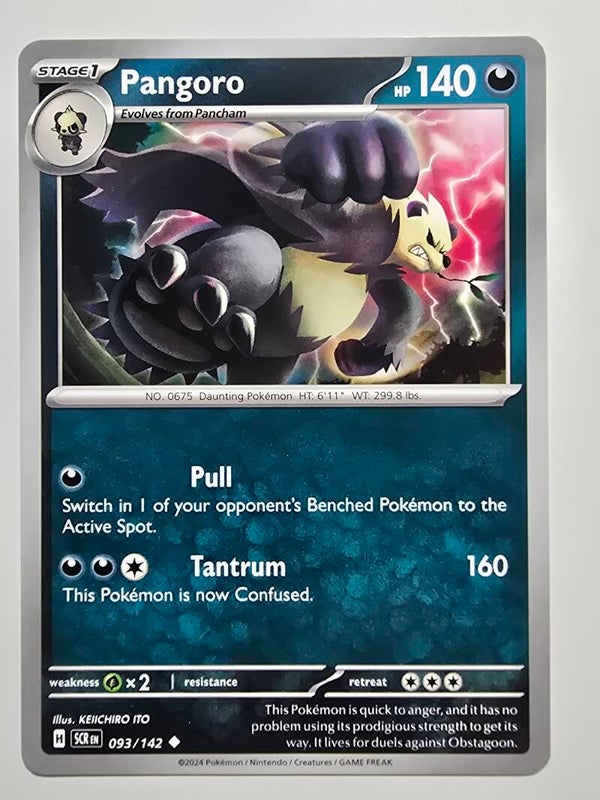 PANGORO (STELLAR CROWN 093/142) (POKÉMON) (TRADING CARD)