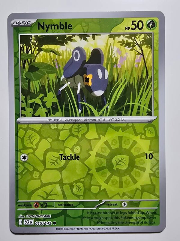 NYMBLE (STELLAR CROWN 015/142) (REVERSE HOLO) (POKÉMON) (TRADING CARD)