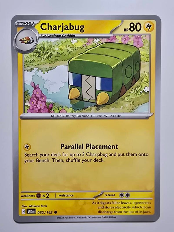 CHARJABUG (STELLAR CROWN 052/142) (POKÉMON) (TRADING CARD)