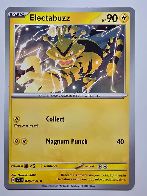 ELECTABUZZ (STELLAR CROWN 046/142) (POKÉMON) (TRADING CARD)