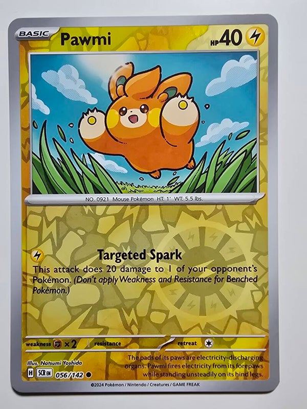 PAWMI (STELLAR CROWN 056/142) (REVERSE HOLO) (POKÉMON) (TRADING CARD)